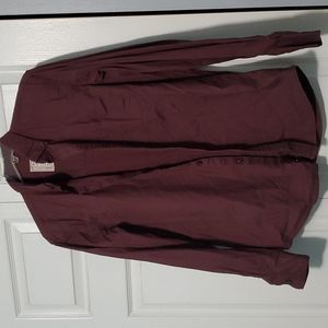 Burgundy Button down shirt